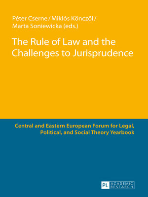 cover image of The Rule of Law and the Challenges to Jurisprudence